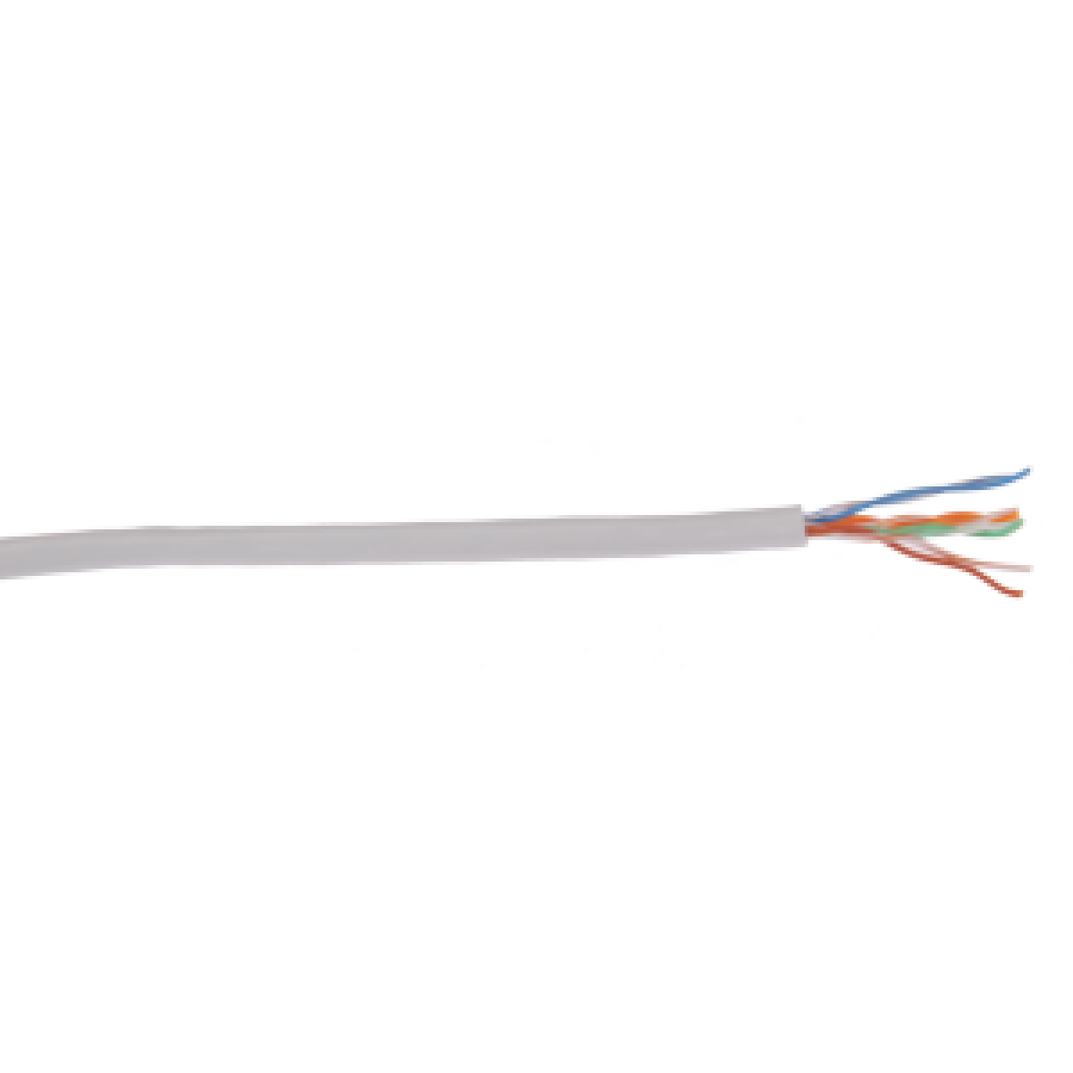 ITK Кабель зв'язку кручена пара U/UTP, кат.5E 4х2х24(0,51мм) AWG solid, PVC, 305м, сірий (LC1-C5E04-111) ІЕК