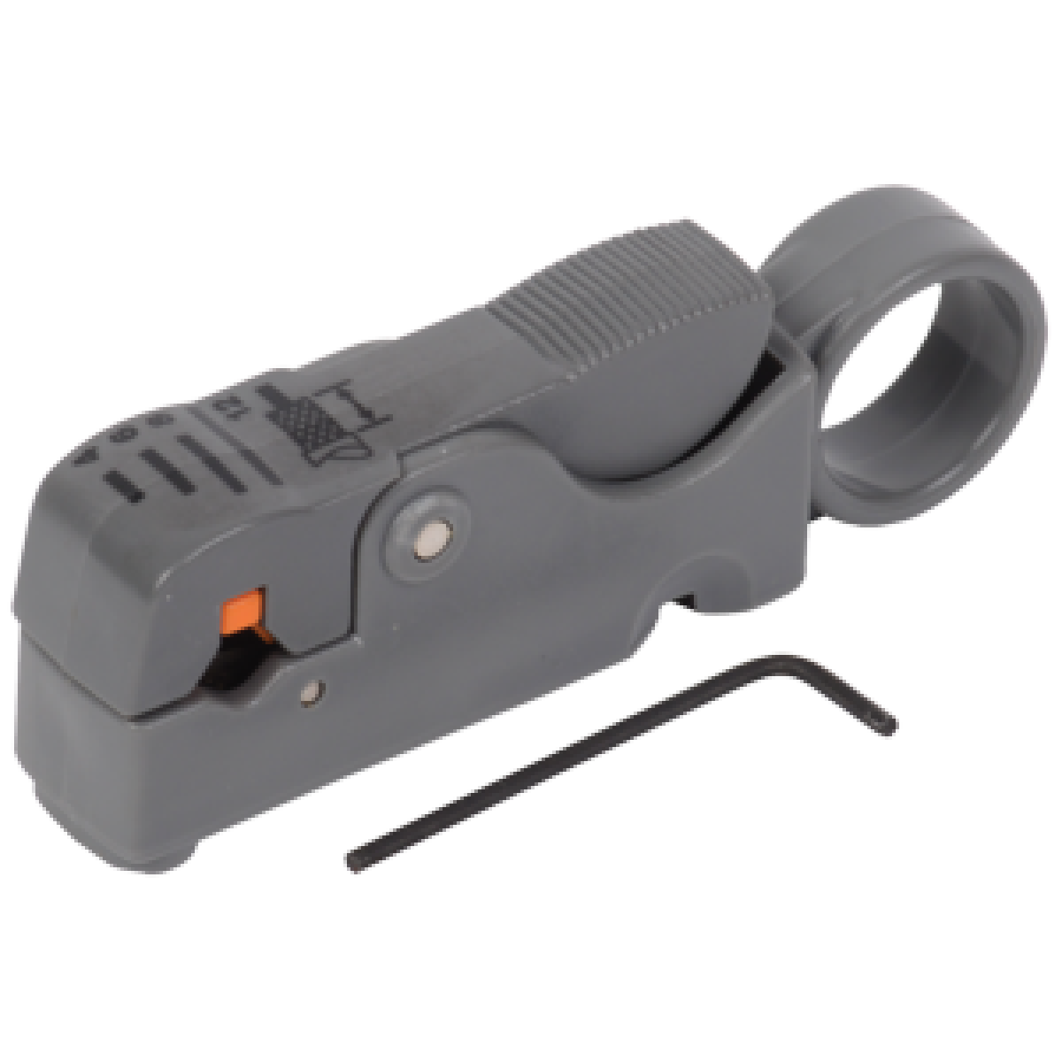 Інструмент для зачищення та обрізання коакс кабелю ITK