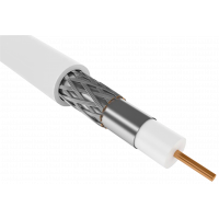 ITK Кабель связи коаксиальный RG6, 75 Ом, FPE, PVC, 305м, белый (CC1-R6F1-111) ІЕК