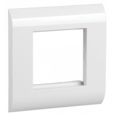 ITK Лицевая рамка для мод. Mosaic, 80х80мм, белая (CS5-12M) ІЕК