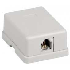 ITK Настенная розетка RJ12, кат.3 UTP, 1-порт (CS2-3C3U-12) ІЕК