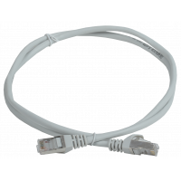 ITK Коммутационный шнур (патч-корд), кат.5Е FTP, 0,5м, серый (PC01-C5EF-05M) ІЕК