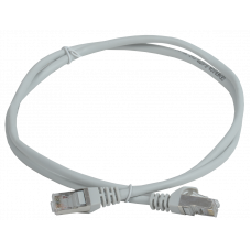 ITK Коммутационный шнур (патч-корд), кат.5Е FTP, 0,5м, серый (PC01-C5EF-05M) ІЕК