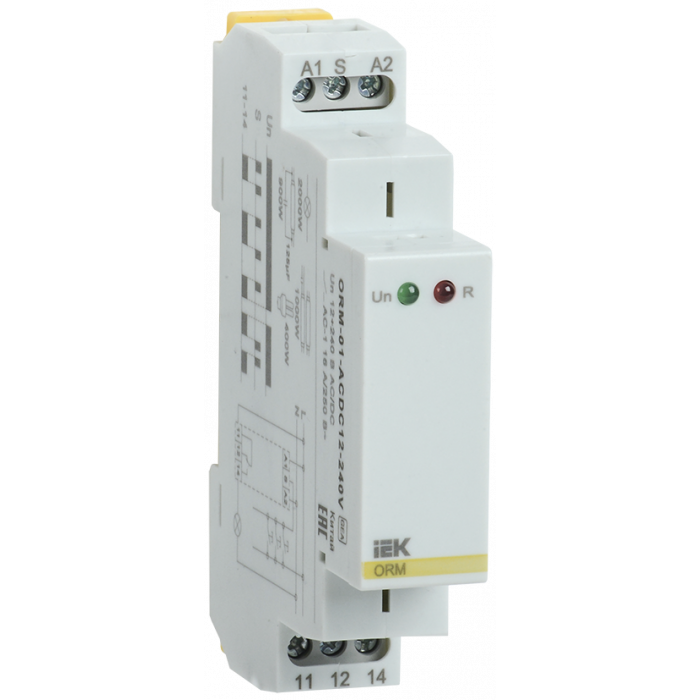Импульсное реле ORM. 1 конт. 12-240 В AC/DC (ORM-01-ACDC12-240V) ІЕК