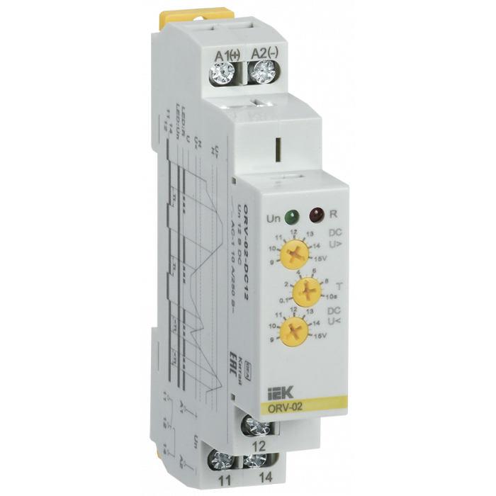 Реле повыш.напряжения ORV. 1ф 12 В DC (ORV-02-DC12) ІЕК