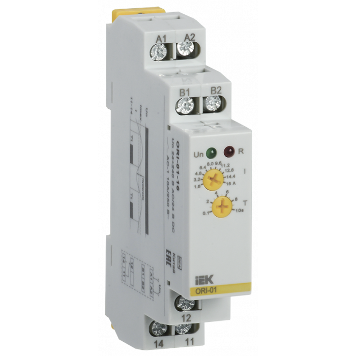 Реле тока ORI. 0,1-1 А. 24-240 В AC / 24 В DC (ORI-01-1) ІЕК