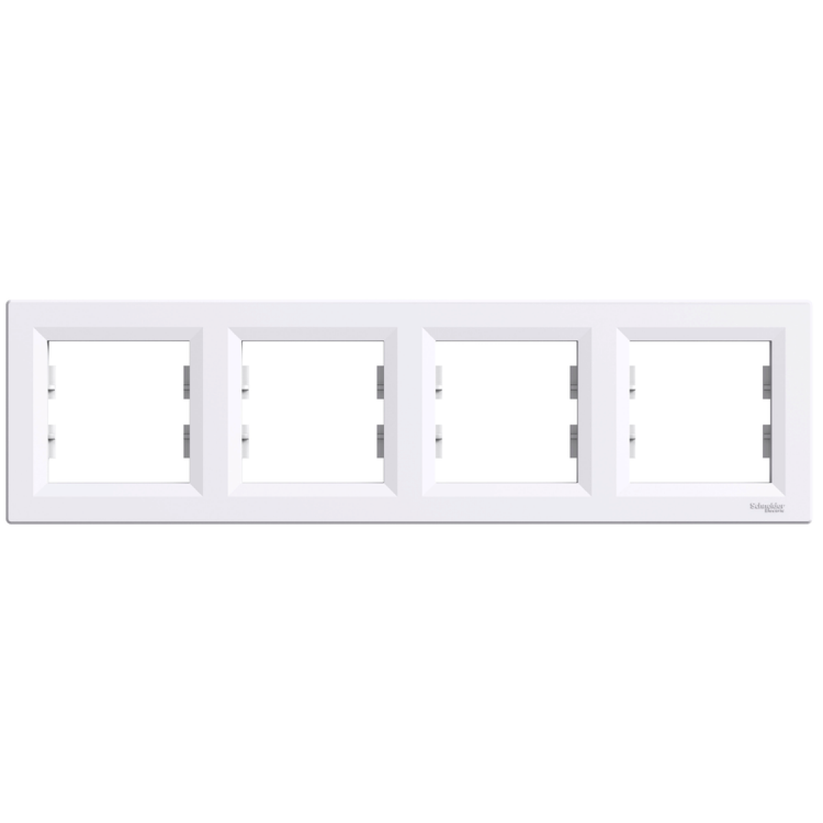 Рамка чотирикутна горизонтальна біла ASFORA Schneider