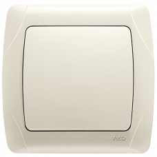 Кремовий вимикач Carmen Vi-KO