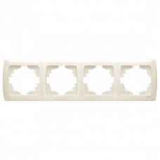 Рамка 4-я горизонтальная кремовая Carmen Vi-KO