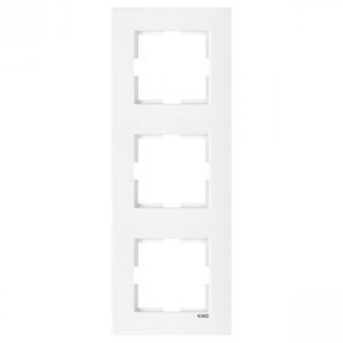 Рамка 3-я горизонтальная белая Karre Vi-KO