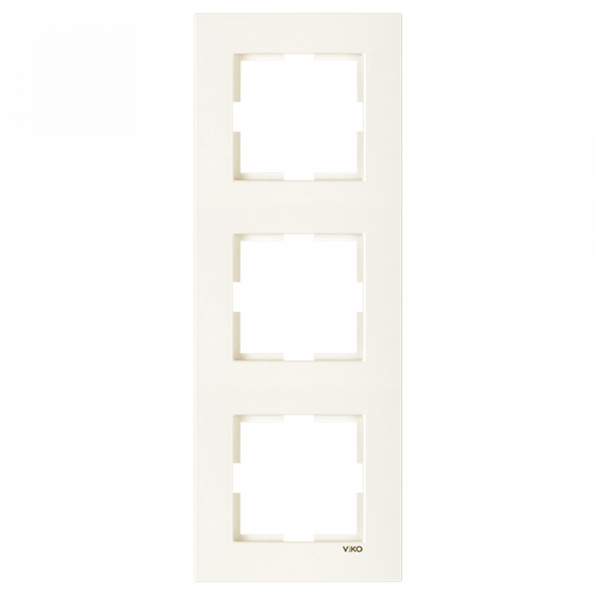 Рамка 3-а вертикальна кремова Karre Vi-KO