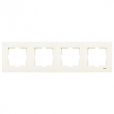 Рамка 4-я горизонтальная кремовая Karre Vi-KO