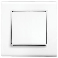 Выключатель одинарный Linnera Белый