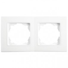 Рамка 2-я горизонтальная Linnera Белая