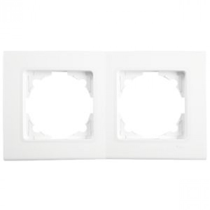 Рамка 2-я горизонтальная Linnera Белая
