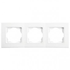 Рамка 3-я горизонтальная Linnera Белая