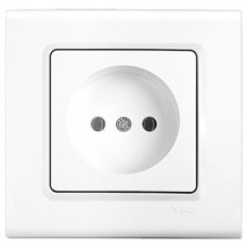 Розетка одинарная Linnera Белая