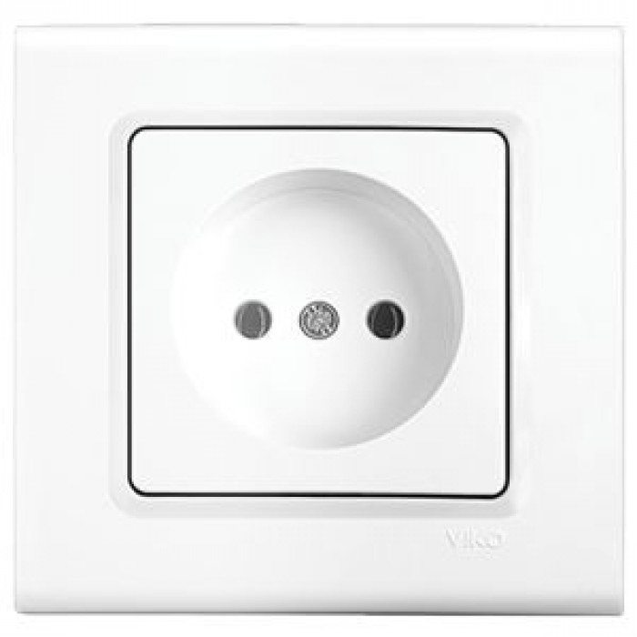 Розетка одинарная Linnera Белая