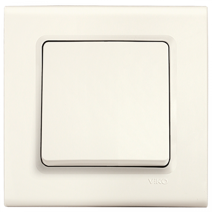 Выключатель одинарный Linnera Крем