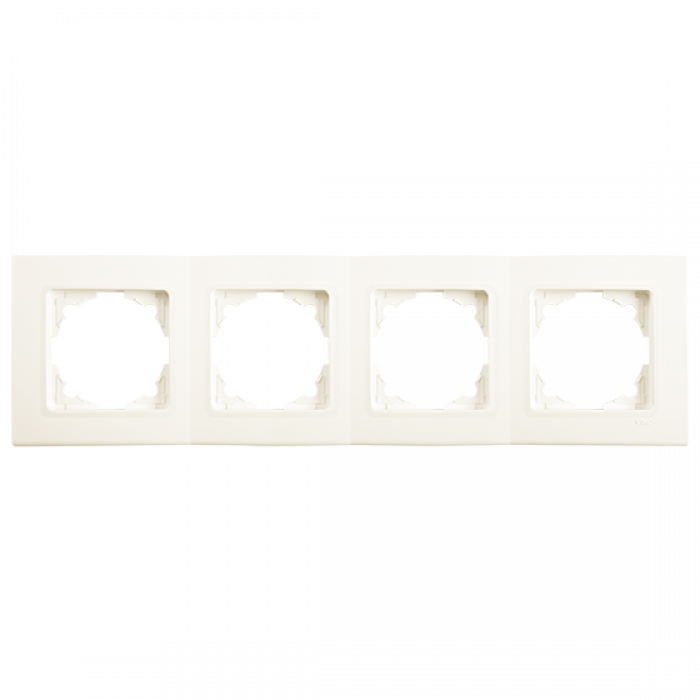 Рамка 4-я горизонтальная Linnera Крем