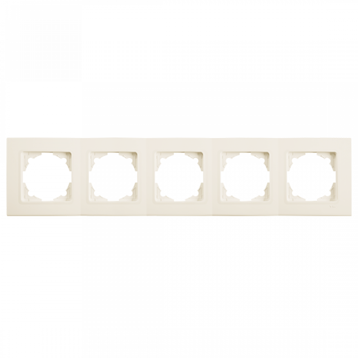 Рамка 5-а горизонтальна Linnera Крем