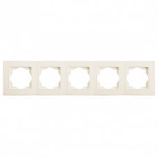 Рамка 5-а горизонтальна Linnera Крем