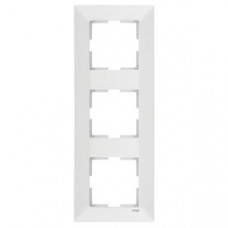 Рамка 3-я горизонтальная белая Meridian Vi-KO