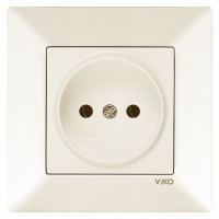 Розетка кремова Meridian Vi-KO