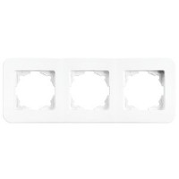 Рамка 3-я горизонтальная Rollina Белая