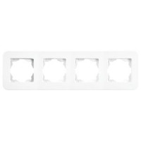 Рамка 4-а горизонтальна Rollina Біла