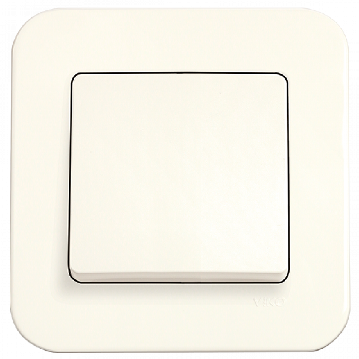 Вимикач одинарний Rollina Крем