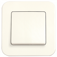 Выключатель одинарный Rollina Крем