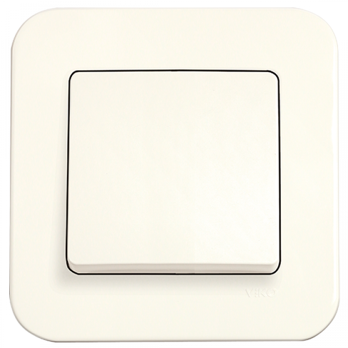 Выключатель одинарный Rollina Крем