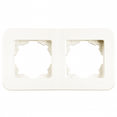 Рамка 2-я горизонтальная Rollina Крем