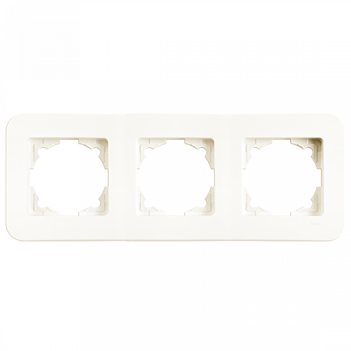 Рамка 3-а горизонтальна Rollina Крем