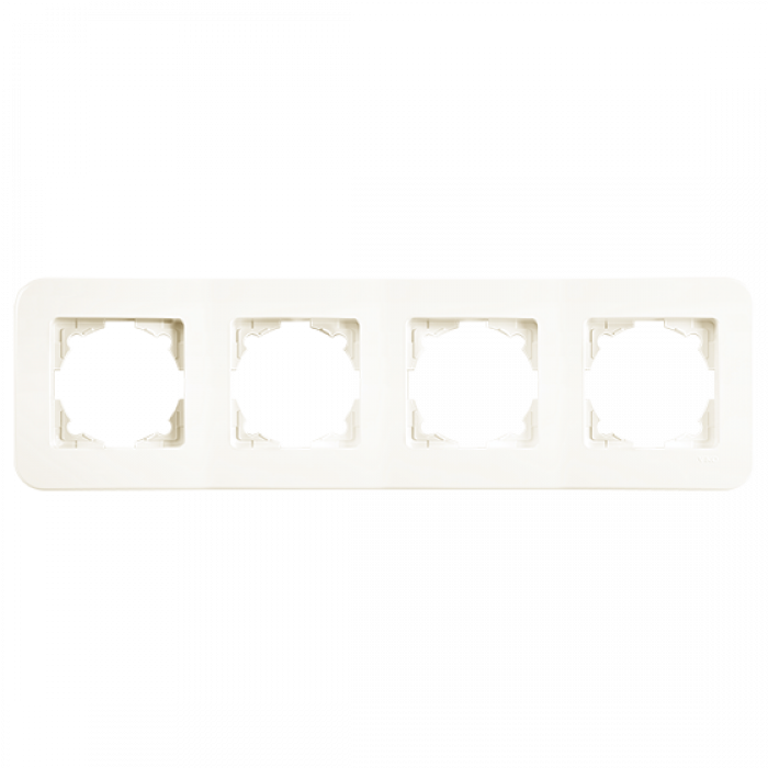 Рамка 4-я горизонтальная Rollina Крем