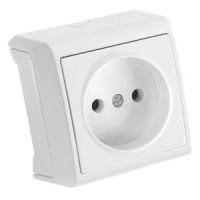 Розетка белая Vera Vi-KO