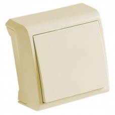 Выключатель кремовый Vera Vi-KO