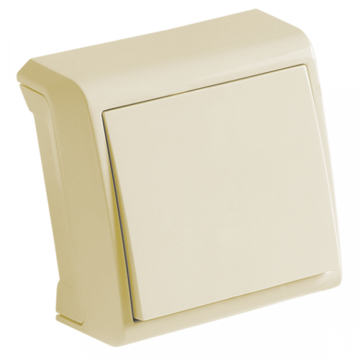 Выключатель кремовый Vera Vi-KO