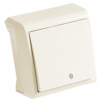 Выключатель проходной кремовый Vera Vi-KO