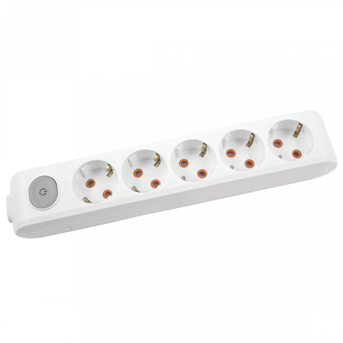 Колодка 5-а із заземленням та вимикачем