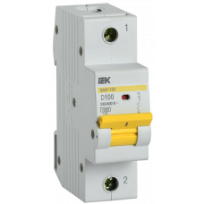 Авт. выкл. ВА47-150 1Р 100А 15кА х-ка D (MVA50-1-100-D) ІЕК