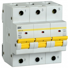 Авт. выкл. ВА47-150 3Р 63А 15кА х-ка D (MVA50-3-063-D) ІЕК