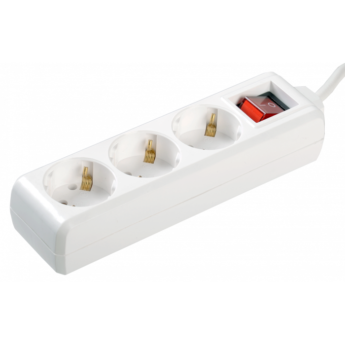 Удлинитель У03К-выкл. 3 места 2Р+PЕ/1,5 метра 3х1мм2 16А/250 (WYP10-16-03-01-ZK-17) ІЕК