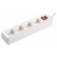 Подовжувач У04К-викл. 4 місця 2Р+PЕ/1,5 метра 3х1мм2 16А/250 (WYP10-16-04-01-ZK-17) ІЕК