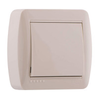 Вимикач крем Demet Lezard