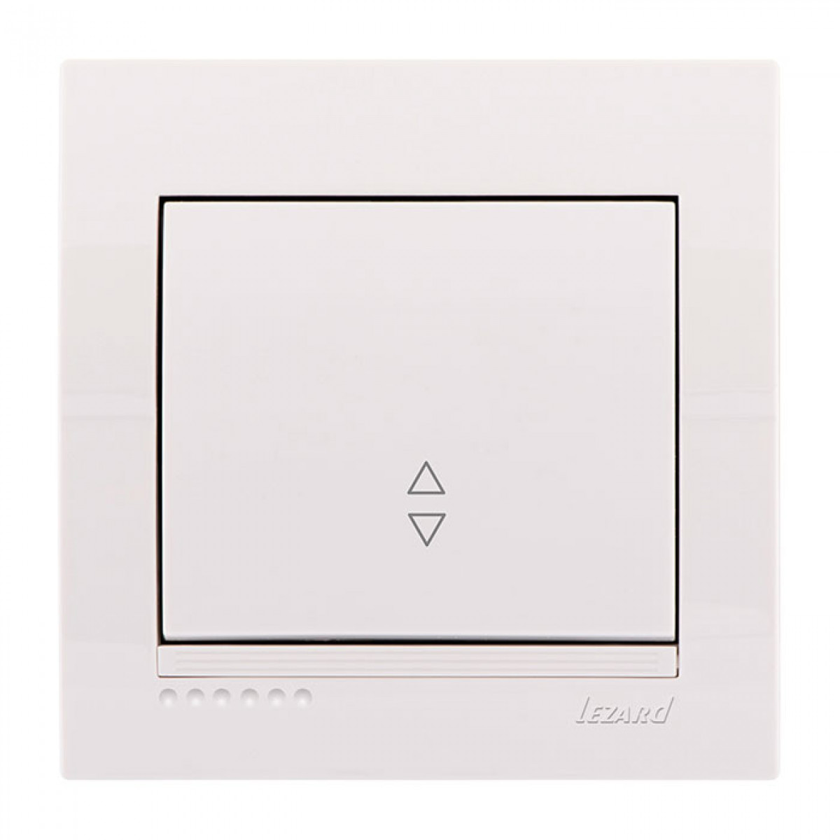 Вимикач прохідний білий Deriy Lezard