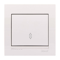 Выключатель проходной белый Deriy Lezard