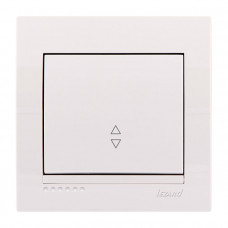 Выключатель проходной белый Deriy Lezard