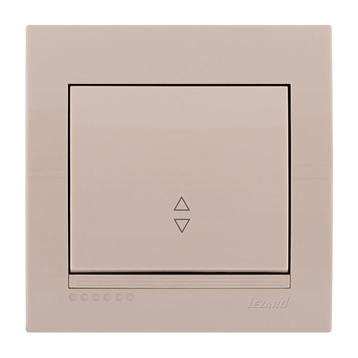 Выключатель проходной крем Deriy Lezard